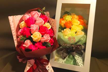 銀座の花屋KT.Flowerのギフト　【シャボンフラワー】